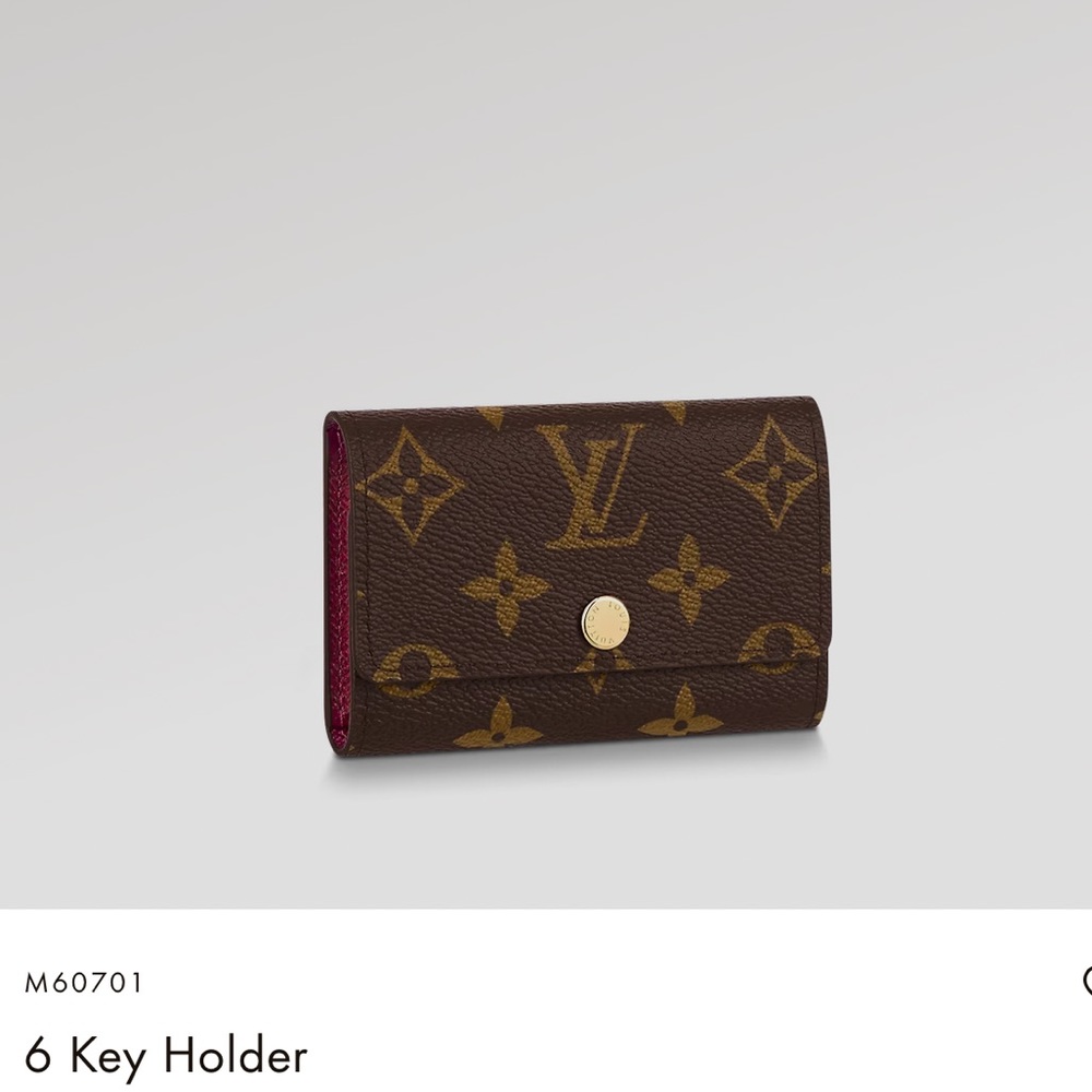 Authentic Louie Vuitton 6 key holder wallet